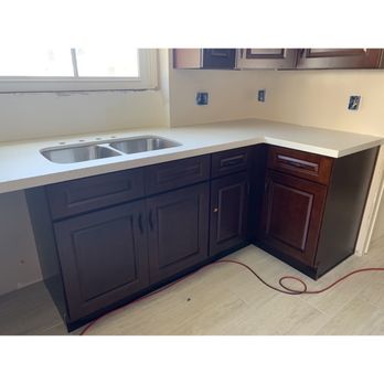 American Home Improvement - Counter top "fairy white" with new sinks. - General Contractors Near Me - Manhattan Beach, California