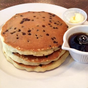 PJ's Pancake House - Half order, chocolate chip pancakes - American Near Me - West Windsor, New Jersey