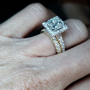 Alexander Jewelers - Added a halo and matching eternity band - Jewelry Near Me - Temecula, California
