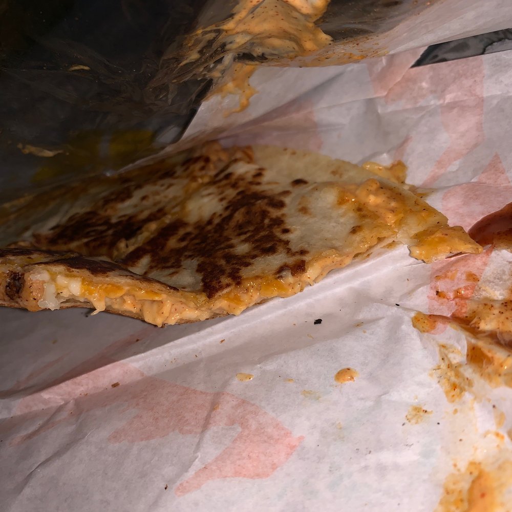 The cheese was not even melted, which caused me problems the following morning, didn't even eat it. The cheese was not even melted, which caused me problems the following morning, didn't even eat it.