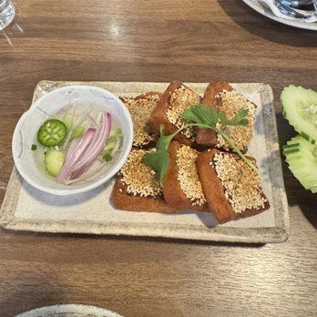 Zab Bite - Pork toast - Thai Near Me - Vancouver, British Columbia Zab Bite - Pork toast - Thai Near Me - Vancouver, British Columbia