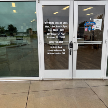 Integrity Urgent Care - Urgent Care Near Me - Kaufman, Texas