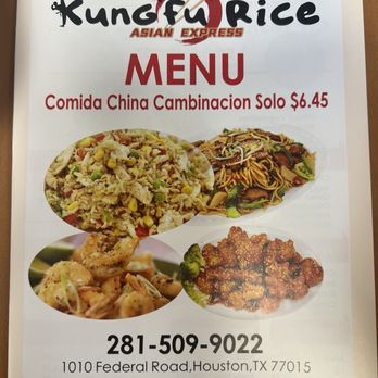 Kungfu Rice - Front menu. - Asian Fusion Near Me - Houston, Texas Kungfu Rice - Front menu. - Asian Fusion Near Me - Houston, Texas