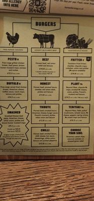 Menu photo 1 Honest Burgers Cardiff Cardiff, CRF