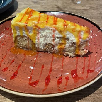 Clove & Cardamom - Gulab Jamun cheese cake - Indian Near Me - Columbia, Maryland Clove & Cardamom - Gulab Jamun cheese cake - Indian Near Me - Columbia, Maryland