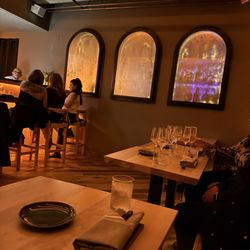Chika - The lights are very dim to set an intimate atmosphere