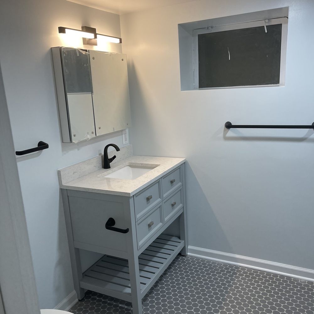 SR Home Improvements - Basement Bathroom - Painters Near Me - Burke, Virginia SR Home Improvements - Basement Bathroom - Painters Near Me - Burke, Virginia