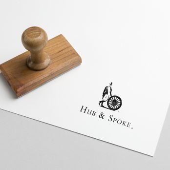 Barkis & Co - Full Visual Identity & Brand Icon Illustration for Napa Valley Winery "Hub & Spoke" - Web Design Near Me - Monterey, California