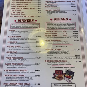 Frontier Grill - Menu - American Near Me - Roosevelt, Utah Frontier Grill - Menu - American Near Me - Roosevelt, Utah