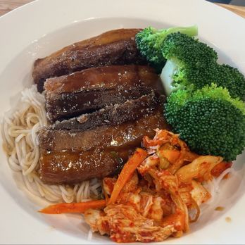 Lucky Cat Bistro - Braised Chasu Pork belly Rice Bowl - Vietnamese Near Me - Novato, California