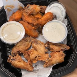 Wings Out - Wings!  I guess they are cutting back on buffalo sauce. Nasty!