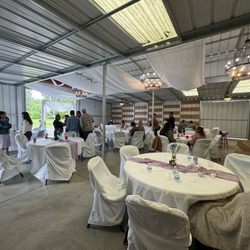 JR Ranch Horse Stables and Arena - Seating area in barn
