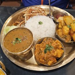 5-3-26 dah baht chicken thali #yum #ReviewsByRL 5-3-26 dah baht chicken thali #yum #ReviewsByRL