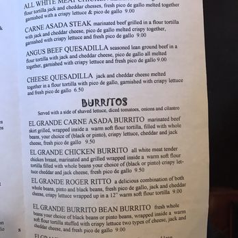Provecho - Menu as of October 2016. - Mexican Near Me - Vancouver, Washington Provecho - Menu as of October 2016. - Mexican Near Me - Vancouver, Washington