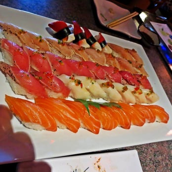 Sushi Katsu - Plate one for our group :) - Sushi Bars Near Me - Aurora, Colorado Sushi Katsu - Plate one for our group :) - Sushi Bars Near Me - Aurora, Colorado