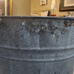 Woodmen Kennels - Metal Bucket my dog could have cut her mouth on. But I guess it was her responsibility, not Doug's staff to make sure she was safe.