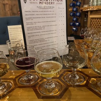Superstition Meadery - Our flight of 12 - Tapas/Small Plates Near Me - Prescott, Arizona