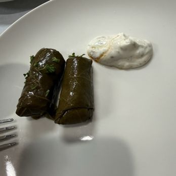 Liva Mediterranean Grill - Dolmas w/ tzatziki (4 in an order) - Mediterranean Near Me - San Antonio, Texas