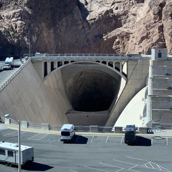 Hoover Dam - This is a spillway tunnel for diverting excess water, only ever used in 1983, lake Mead is sadly  very low these days. - Landmarks & Historical Buildings Near Me - Boulder City, Nevada
