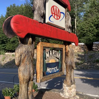 MARINA MOTEL - The sign for the Marina Motel! - Hotels Near Me MARINA MOTEL - The sign for the Marina Motel! - Hotels Near Me