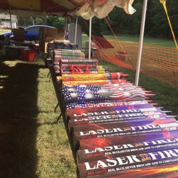 Bloomingdale Fireworks Tent - Roman candles