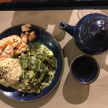 Teaism Penn Quarter - Grilled Salmon entree w/Jasmine tea - Asian Fusion Near Me - Washington, DC, District of Columbia