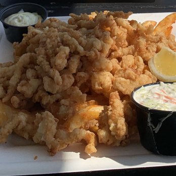 Shanks Waterfront Dining - Fried Clam Strips Platter - New American Near Me - Clinton, Connecticut