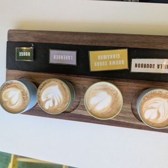 Visible Coffee Roasters - Cortado flight - Coffee Roasteries Near Me - Edmonds, Washington