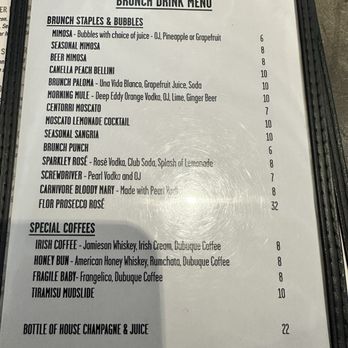 Carnivore - Brunch drinks - Steakhouses Near Me - St. Louis, Missouri