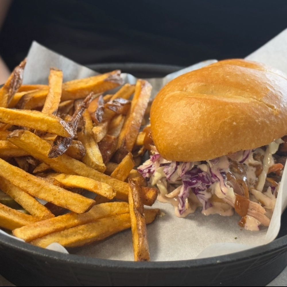 State Street Cafe - Pulled Pork Sandwich, the most amazing hand cut fries ever - Cafes Near Me - Garfield, Minnesota State Street Cafe - Pulled Pork Sandwich, the most amazing hand cut fries ever - Cafes Near Me - Garfield, Minnesota