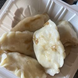 Heart of Europe - Cheese and potato pierogies sauteed in butter and onions