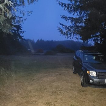 Orman Guest Ranch & Stables - just after dark - Campgrounds Near Me - Crescent City, California