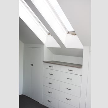 Cambridge Home Renovations - Built-in Closet, drawers and skiylight - General Contractors Near Me - Cambridge, Massachusetts Cambridge Home Renovations - Built-in Closet, drawers and skiylight - General Contractors Near Me - Cambridge, Massachusetts