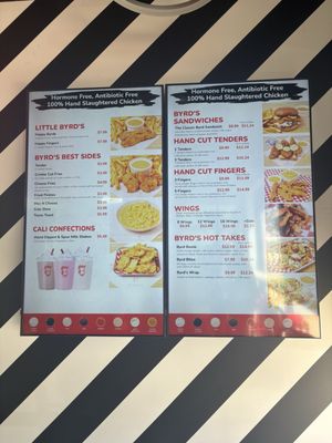 Menu photo 2 Byrd's Hot Chicken Oak Lawn, IL