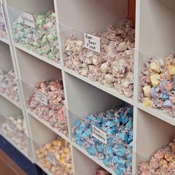 They have a great variety of salt water taffy