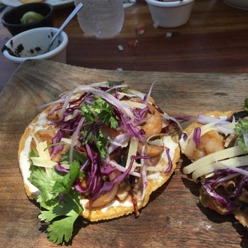 La Lunita - Shrimp tostadas. A delicious meal in and of itself. - Mexican Near Me - Akumal, ROO La Lunita - Shrimp tostadas. A delicious meal in and of itself. - Mexican Near Me - Akumal, ROO
