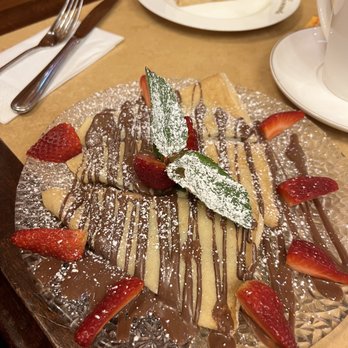 Caffe Concerto - Chocolate Crepe and the Lemon Pie slice above - Italian Near Me - London, XGL