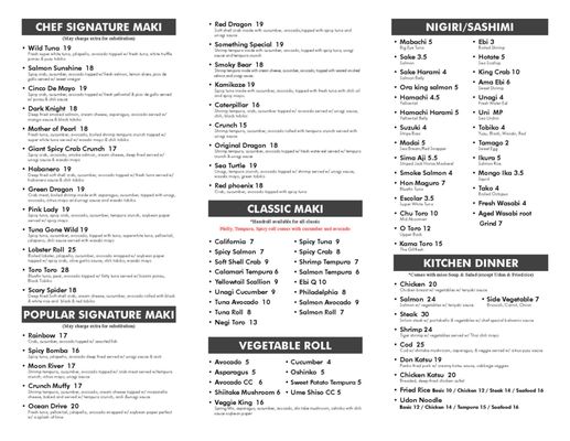Menu photo 6 Sushi Badaya Highland Park, IL Menu photo 6 Sushi Badaya Highland Park, IL