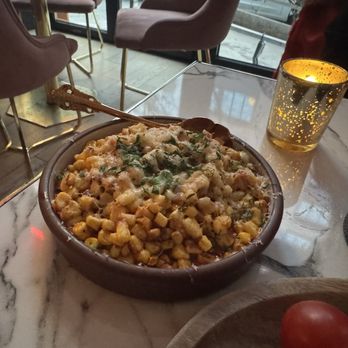 Reyna - This is the corn.  Good, I've had better.  Corn was slightly undercooked.  Ok for me. - Mediterranean Near Me - New York, New York