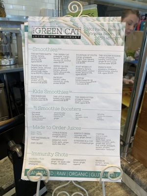 Menu photo 2 The Green Cat Virginia Beach, VA Menu photo 2 The Green Cat Virginia Beach, VA