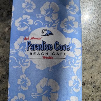 Paradise Cove Beach Cafe - Quality napkins. My wife took one for our memory chest. - American Near Me - Malibu, California Paradise Cove Beach Cafe - Quality napkins. My wife took one for our memory chest. - American Near Me - Malibu, California