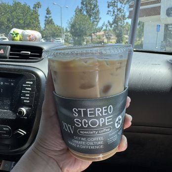 Stereoscope Coffee Company - Madagascar Vanilla Latte - Coffee & Tea Near Me - Buena Park, California Stereoscope Coffee Company - Madagascar Vanilla Latte - Coffee & Tea Near Me - Buena Park, California