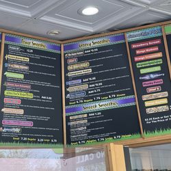 Xtreme Juice - Menu