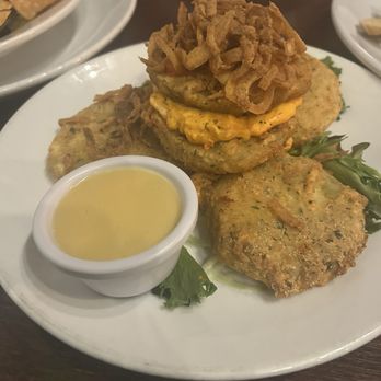 Sassafras Southern Bistro - Fried Green Tomatoes & Pimento Cheese - Southern Near Me - Greenville, South Carolina Sassafras Southern Bistro - Fried Green Tomatoes & Pimento Cheese - Southern Near Me - Greenville, South Carolina
