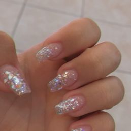 acrylic nails full set with glitter acrylic nails full set with glitter