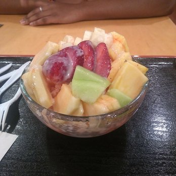 Spa World - Shaved ice & fruit, yum - Saunas Near Me - Centreville, Virginia