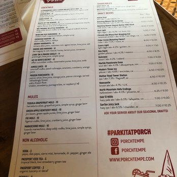 The Porch - Cocktail Bars Near Me - Tempe, Arizona