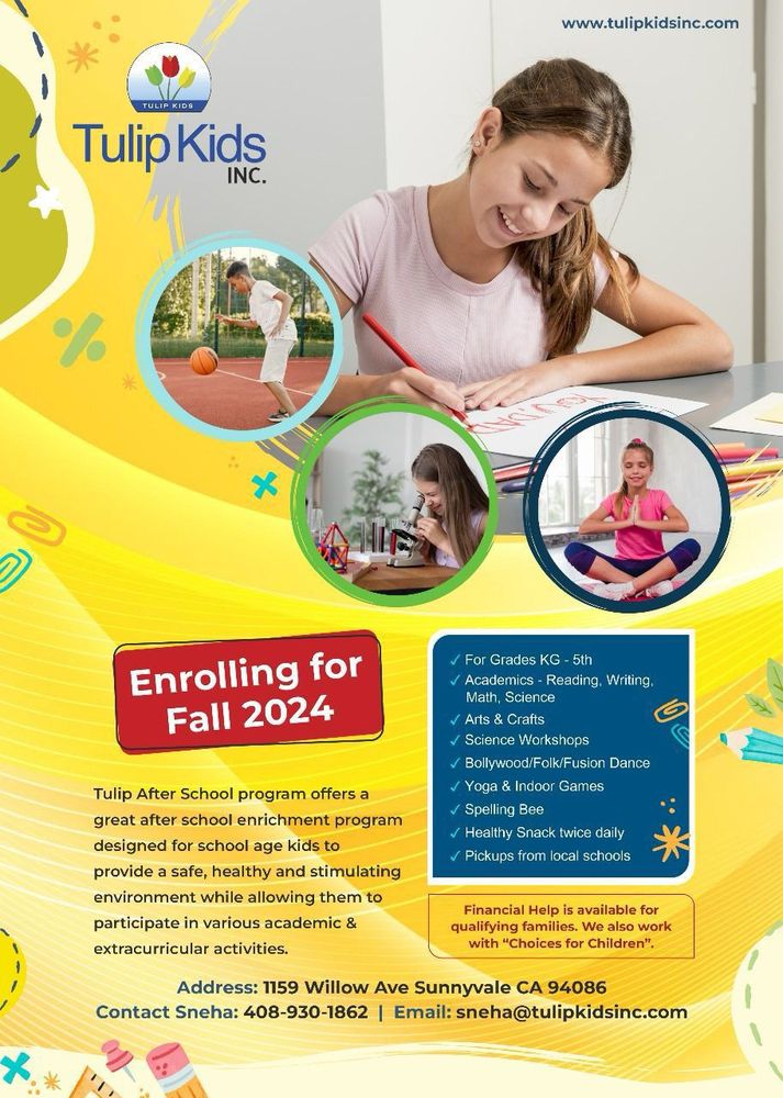 Tulip Kids Academy - childcare center in Sunnyvale, CA