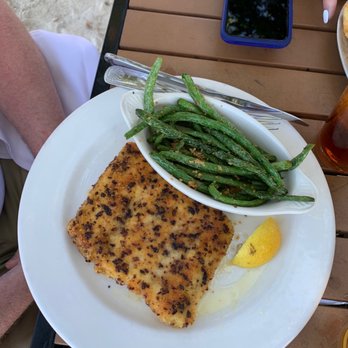 Marker 88 - Onion encrusted mahi-mahi with green beans - Seafood Near Me - Islamorada, Florida