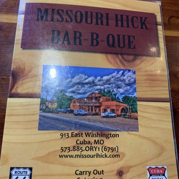 Missouri Hick Barbeque - Barbeque Near Me - Cuba, Missouri